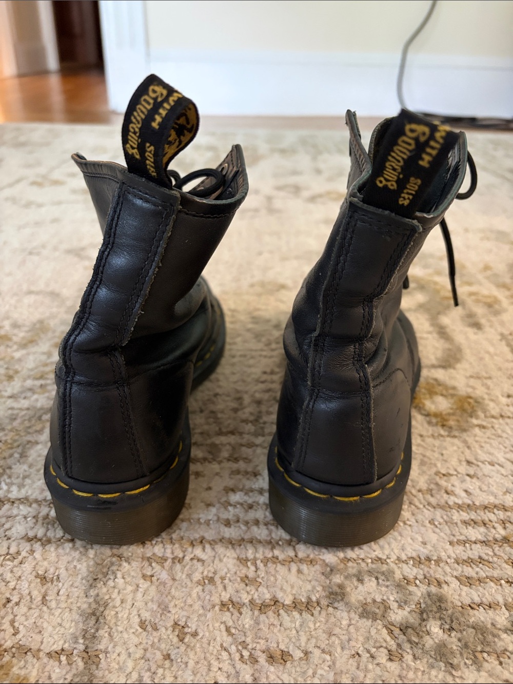 Dr. Marten 1460 Pascal Virginia Leather Lace Up Boots - Picture 2 of 5